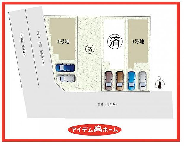 4号棟 配置図
