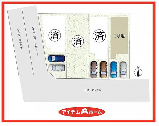 1号棟　配置図