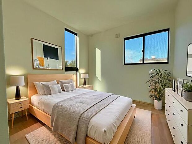 3号棟 内観写真 (本画像はCGで作成されており、実際に現地に家具は置かれておりません。)