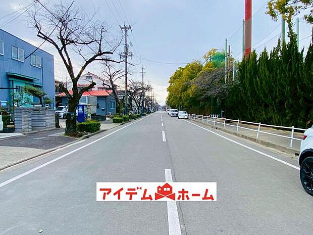 ●○前面道路写真○● 平日のご案内も可能です!