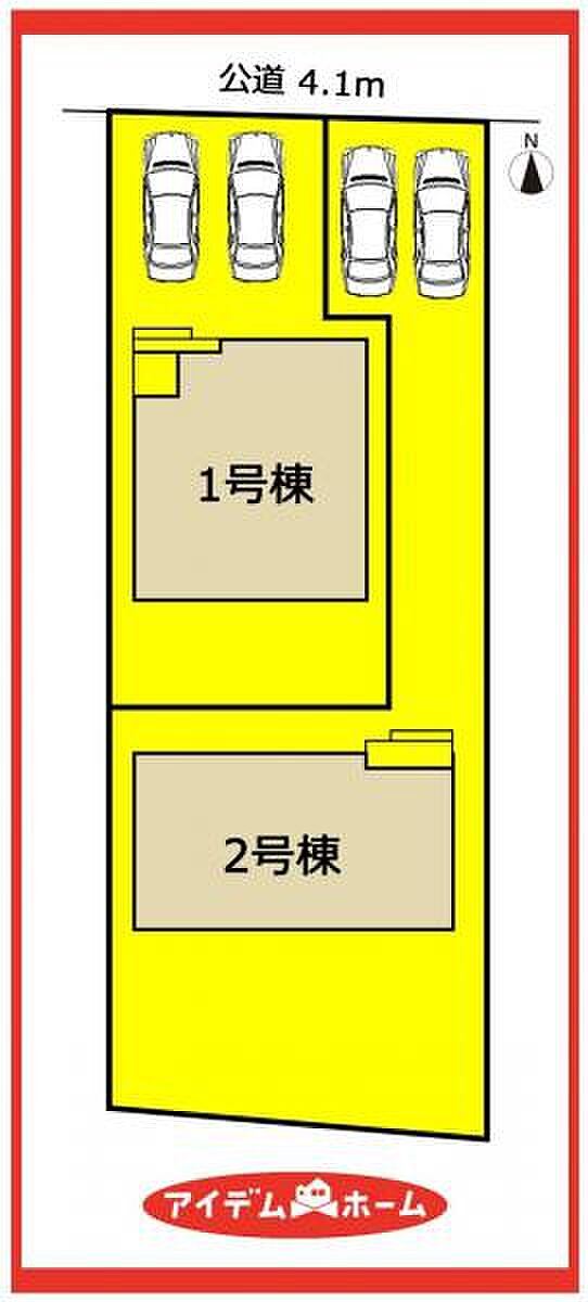 1号棟　配置図