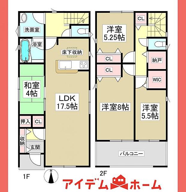 2号棟　間取図