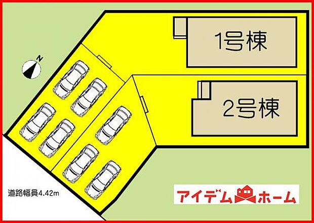 2号棟　配置図
