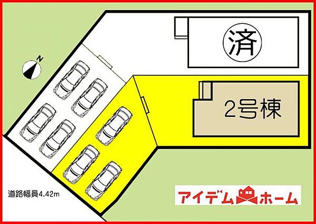2号棟 配置図