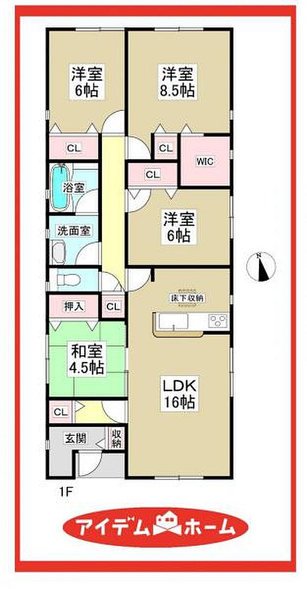 1号棟 間取図