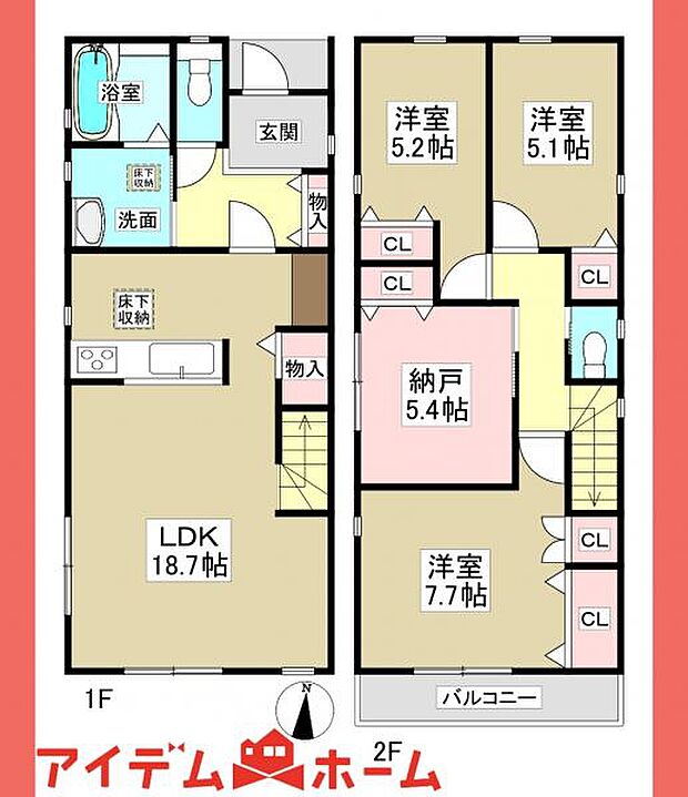 2号棟 間取図