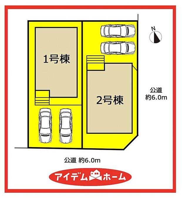 2号棟 配置図