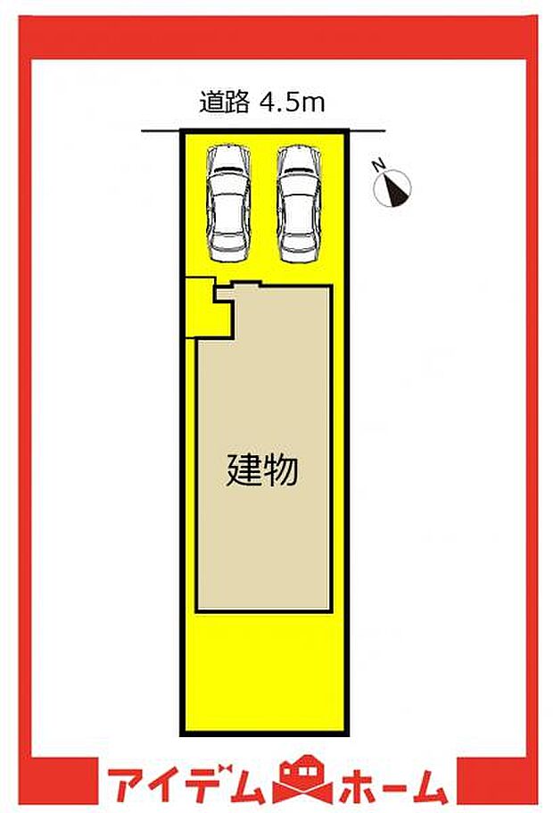 1号棟 配置図