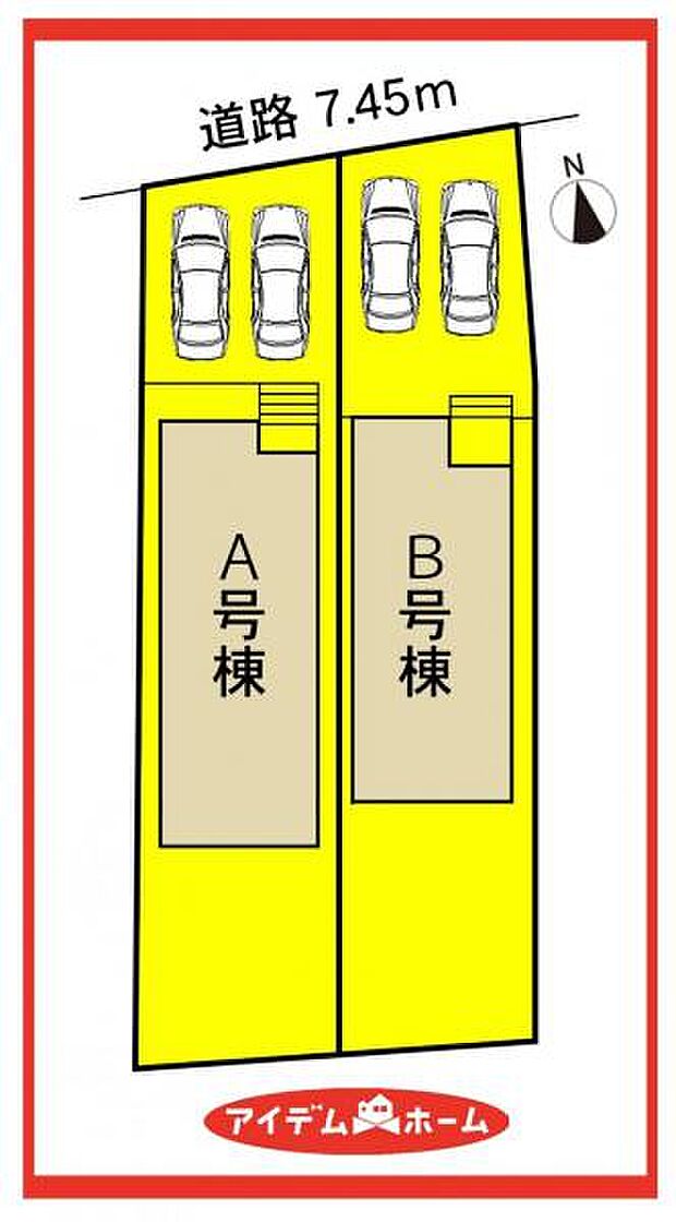 A号棟 配置図