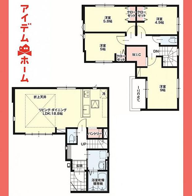 1号棟　間取図