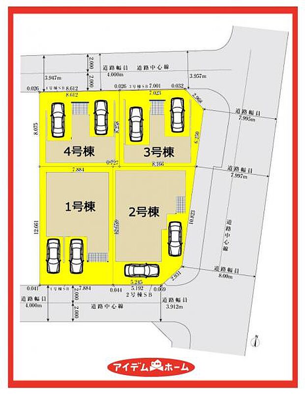 4号棟　配置図