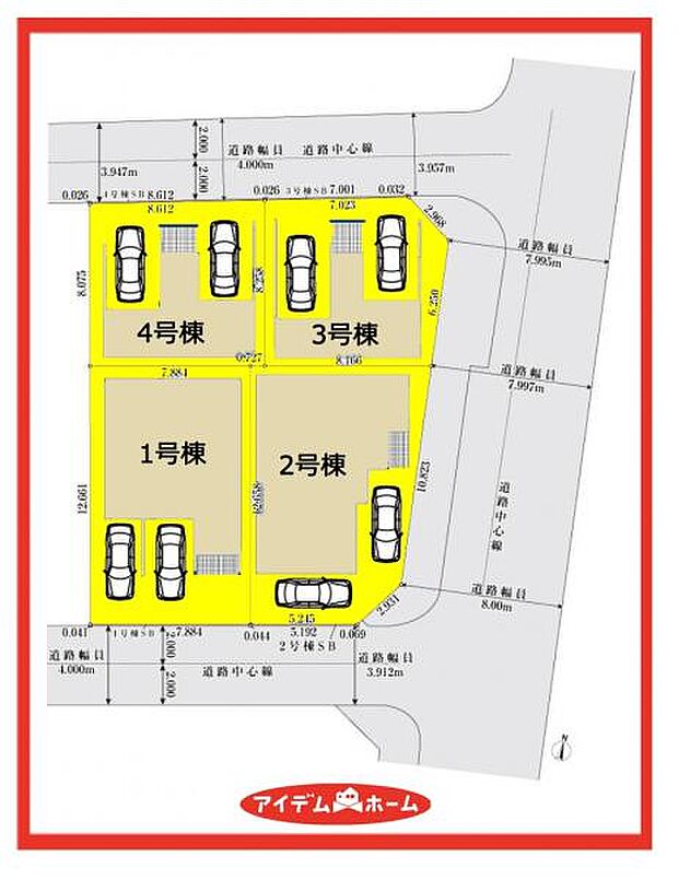 3号棟 配置図
