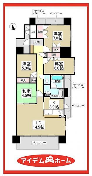間取り：323000481128