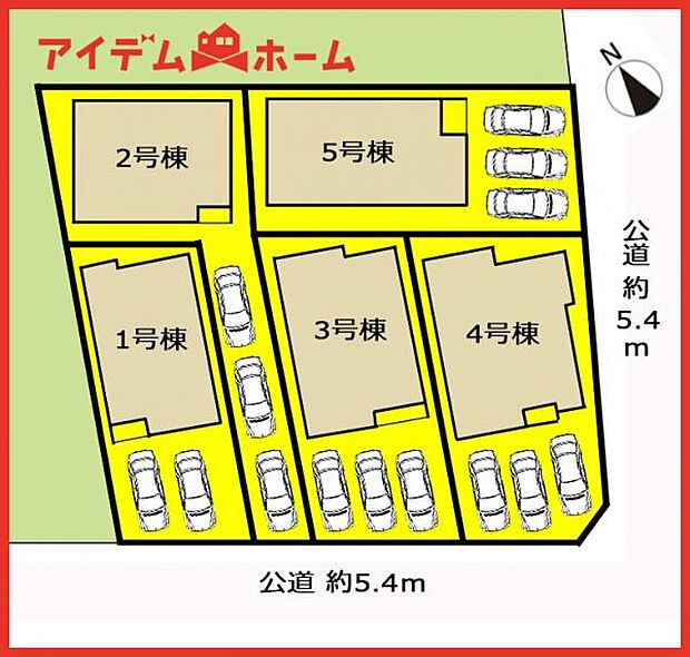 2号棟 配置図