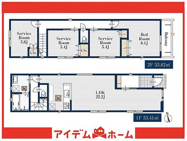 1号棟 間取図