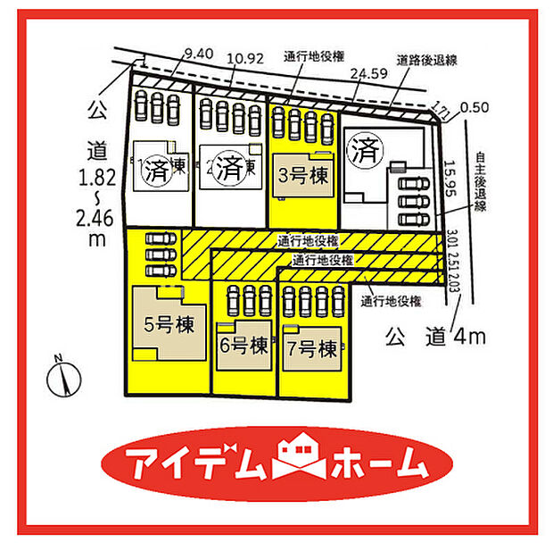 7号棟 配置図