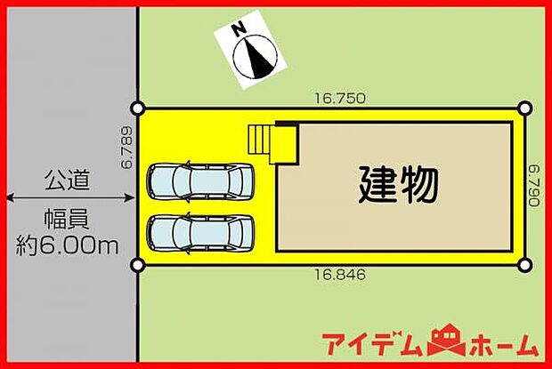 1号棟 配置図