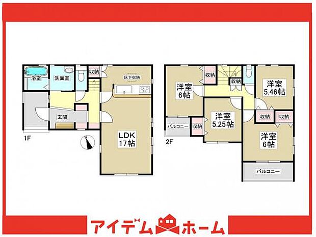 2号棟 間取図