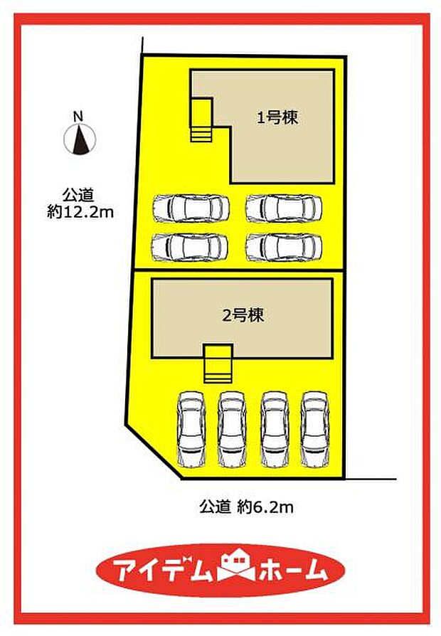 2号棟　配置図