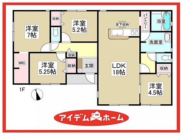 1号棟 間取図
