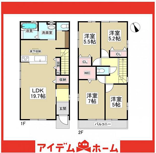 2号棟 間取図