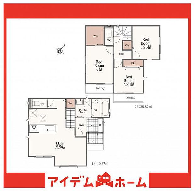 B号棟　間取図