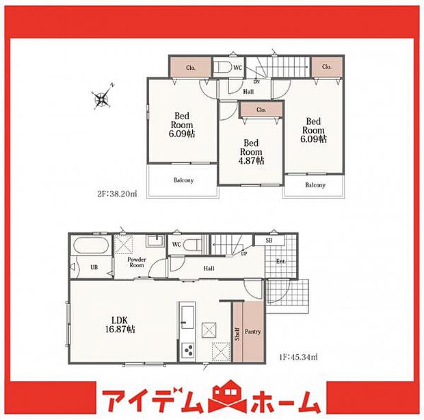 A号棟　間取図