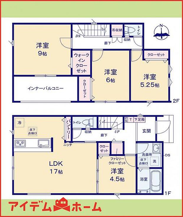 1号棟　間取図