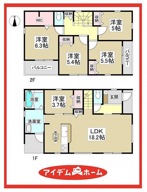 1号棟 間取図