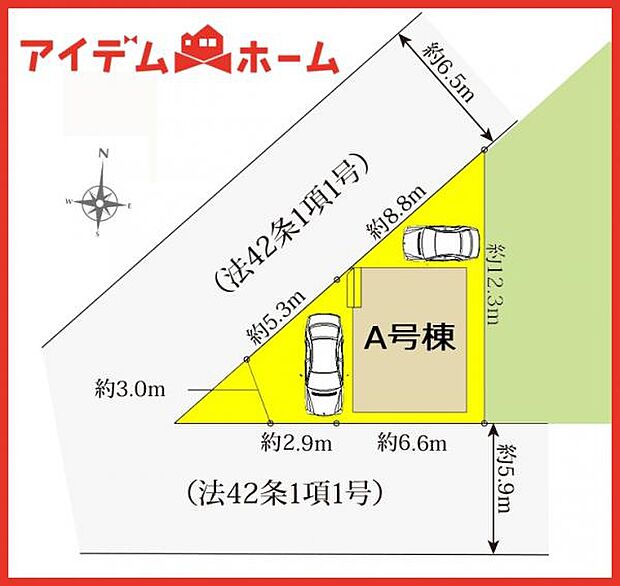 A号棟 配置図
