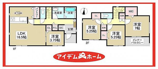 2号棟 間取図
