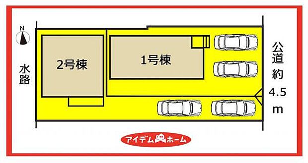 2号棟 配置図