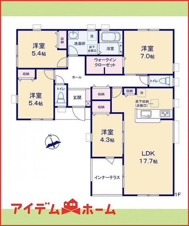 1号棟　間取図