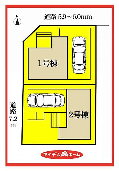 1号棟　配置図