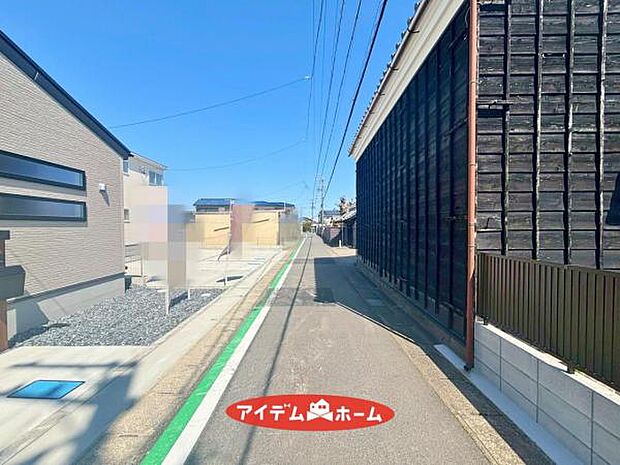 ●○前面道路写真○● 平日のご案内も可能です!