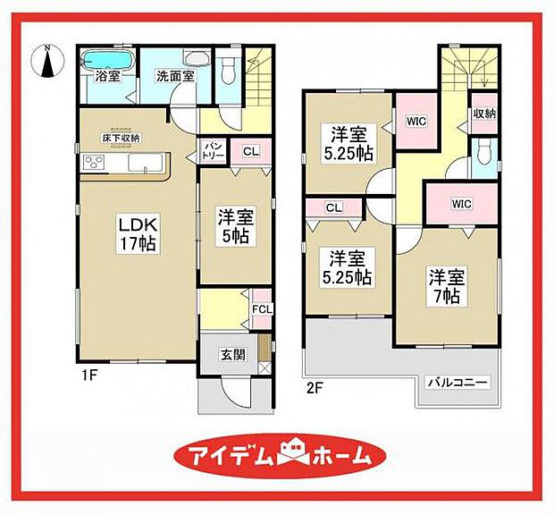 1号棟　間取図