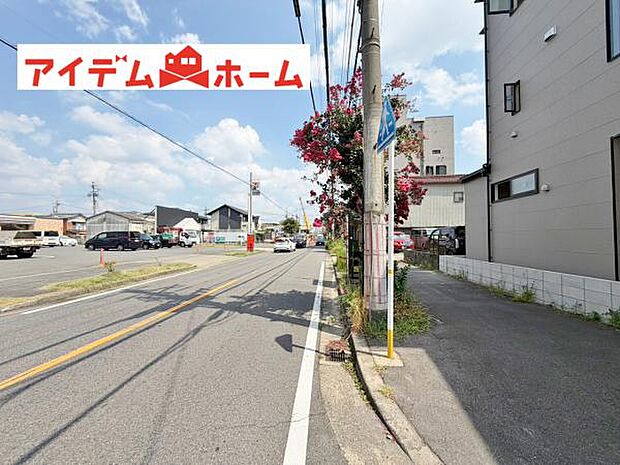●○北側前面道路○● 平日のご案内も可能です!