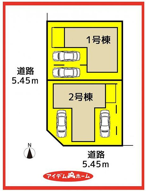 1号棟　配置図