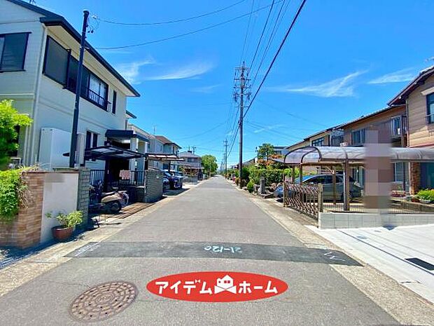 ●○前面道路写真○● 平日のご案内も可能です!