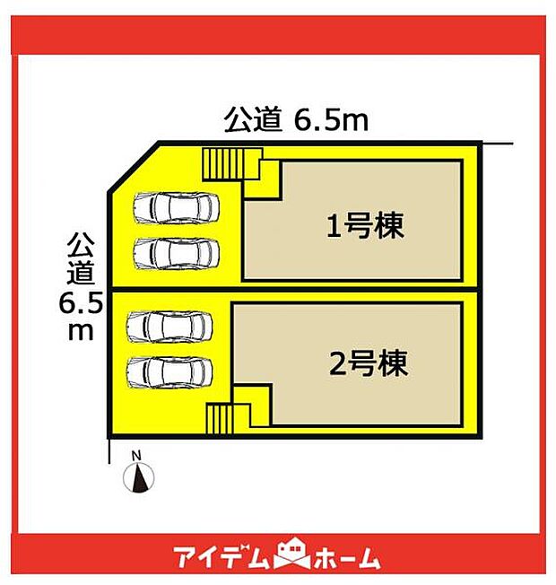 2号棟 配置図