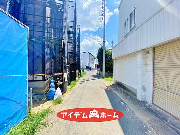 ●○南西側前面道路○● 平日のご案内も可能です!