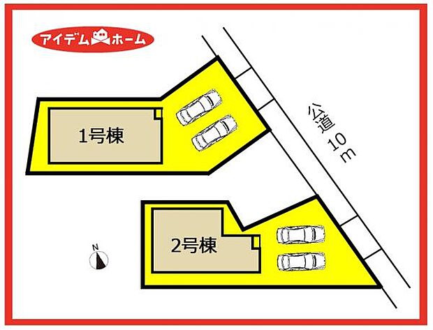 2号棟　配置図