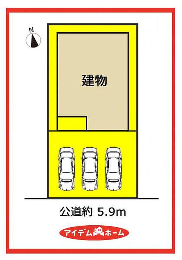 1号棟 配置図