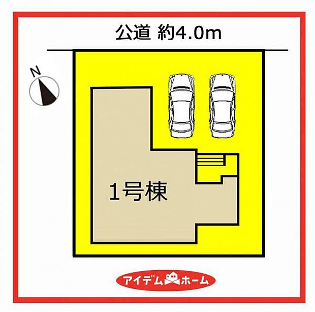 1号棟 配置図