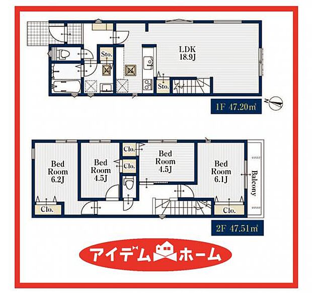 1号棟　間取図
