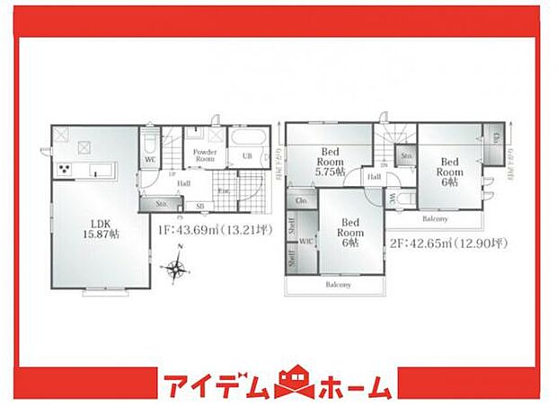 A号棟 間取図