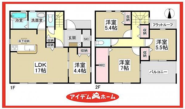 2号棟 間取図
