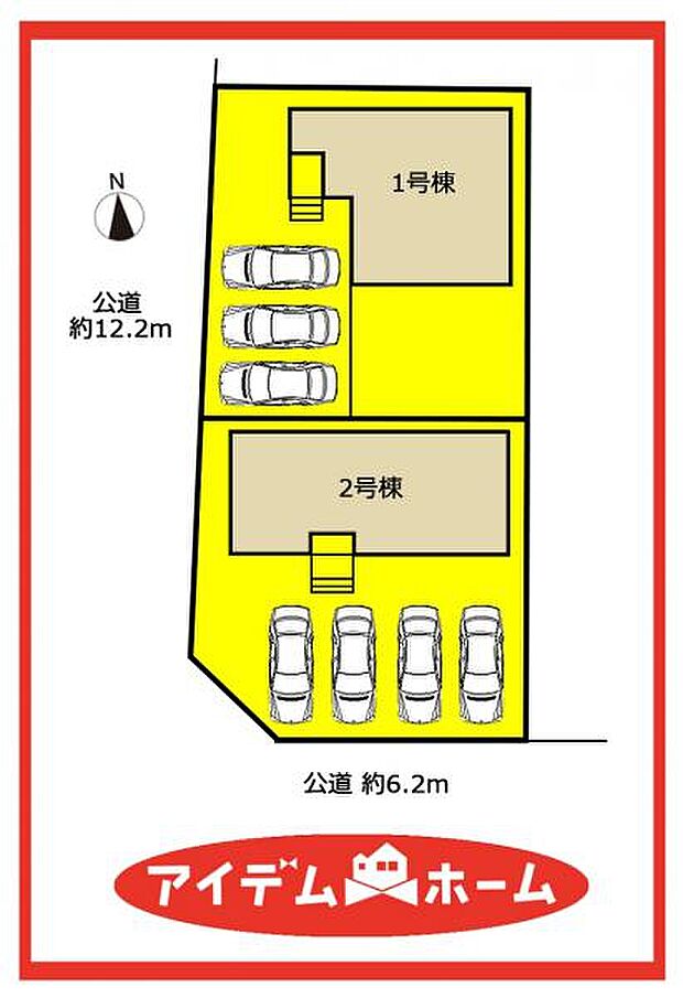 1号棟 配置図