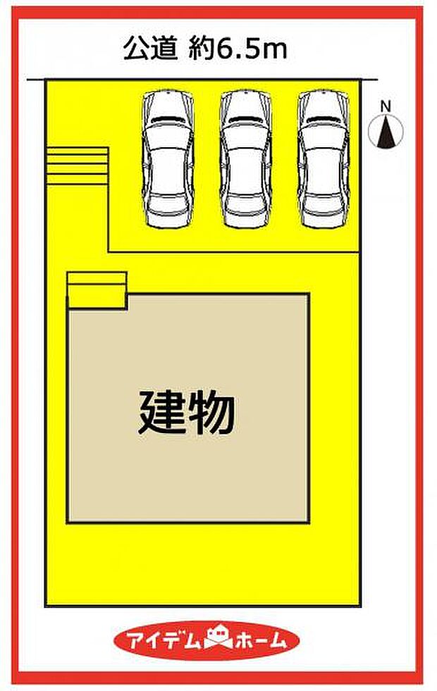1号棟 配置図