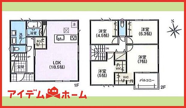 2号棟 間取図